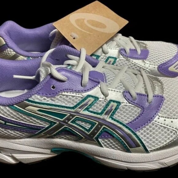 Asics Gel-1130 GS White/Space Lavender Grade School Size 6Y (1204A163-107) - Picture 2 of 7